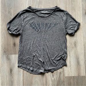 Journey  x Lucky Brand Acid Washed Logo Tee